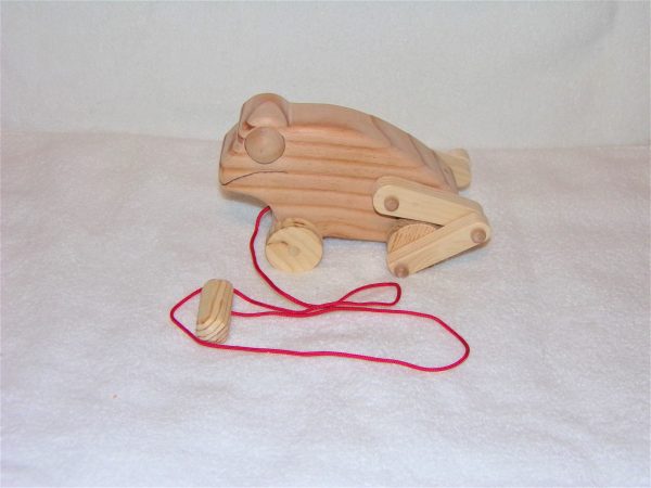Wooden Frog Pull Toys
