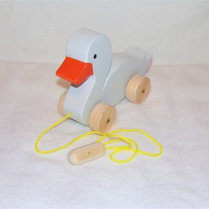 Duck Toys, White with Real Orange Bill