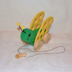 Butterfly Toy, Spring Green and Sun Yellow